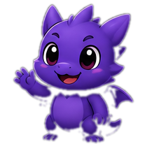 Pikri, the Pikrmint dragon mascot
